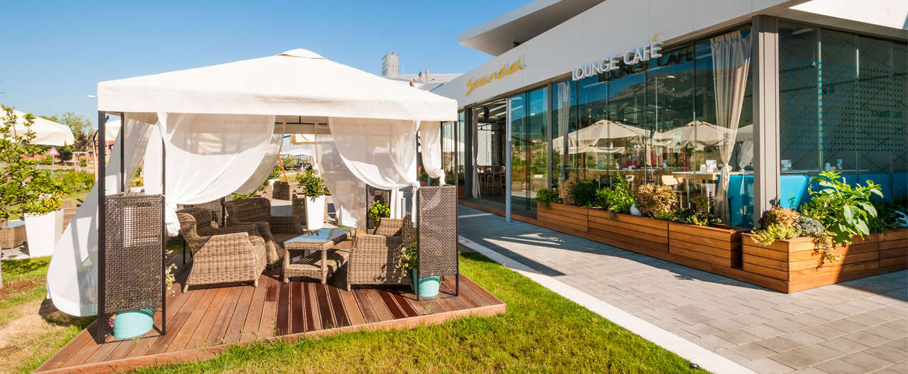 Scandal Lounge Cafe with renovated summer garden
