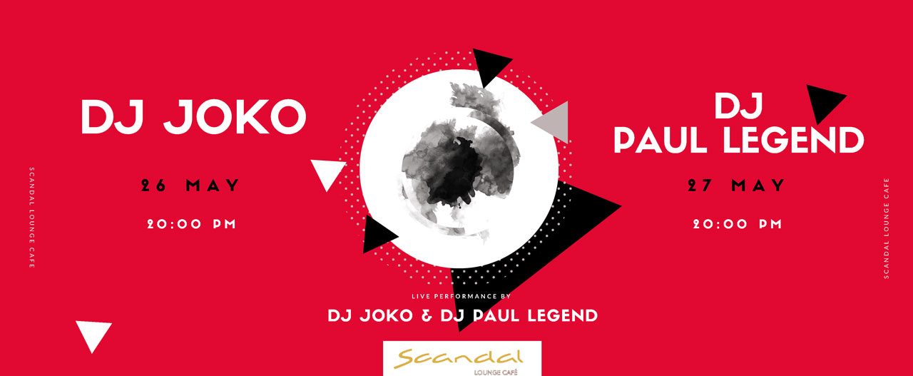 DJ Joko & DJ Paul Legend В SCANDAL LOUNGE CAFE!