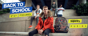 Back to school at Fusion/Superdry stores